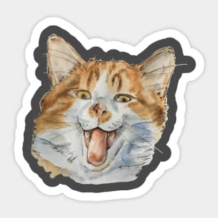 Blaaghh Cat Sticker